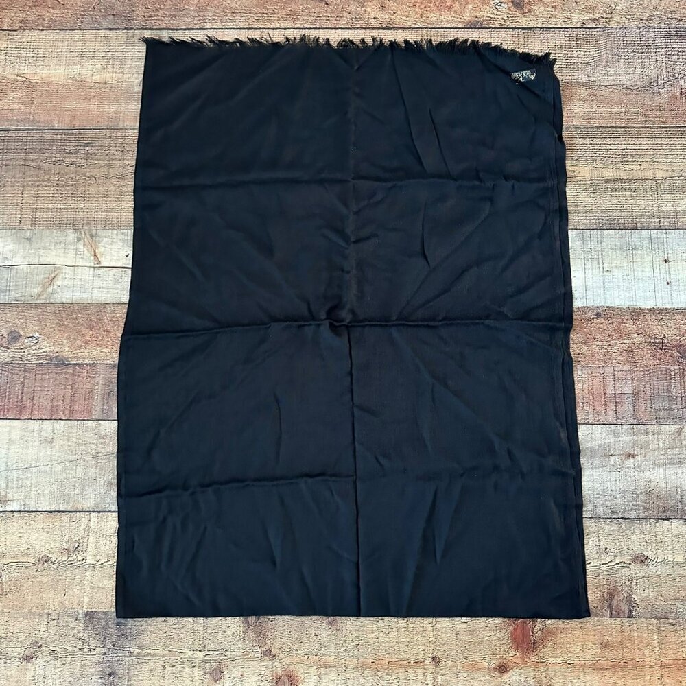 Mervin Black Sal Hijabs Fringe Scarf